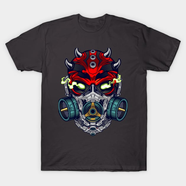 Virus Mask T-Shirt by FirmanHatibu123